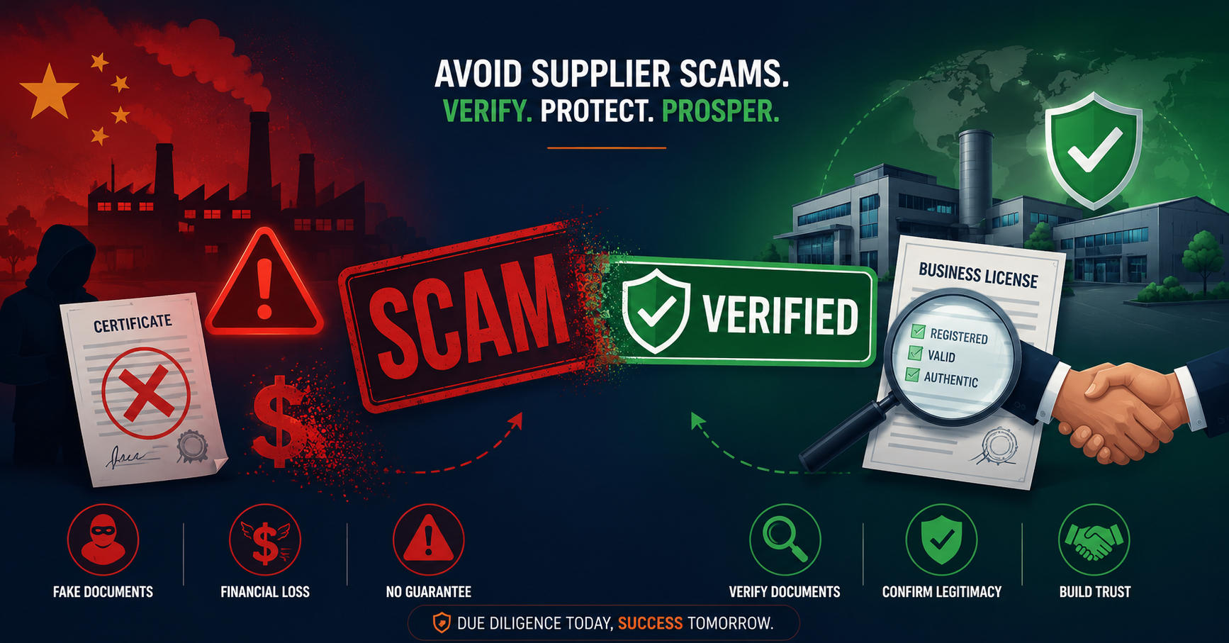 supplier scams Alibaba